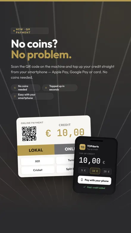 QR payment · for players